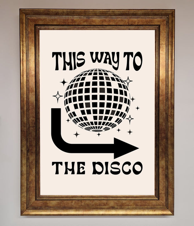 To The Disco Framed Poster-12