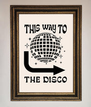 To The Disco Framed Poster-11