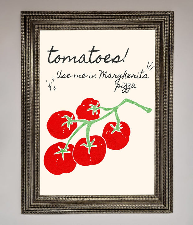 Tomatoes For Pizza Framed Poster-16