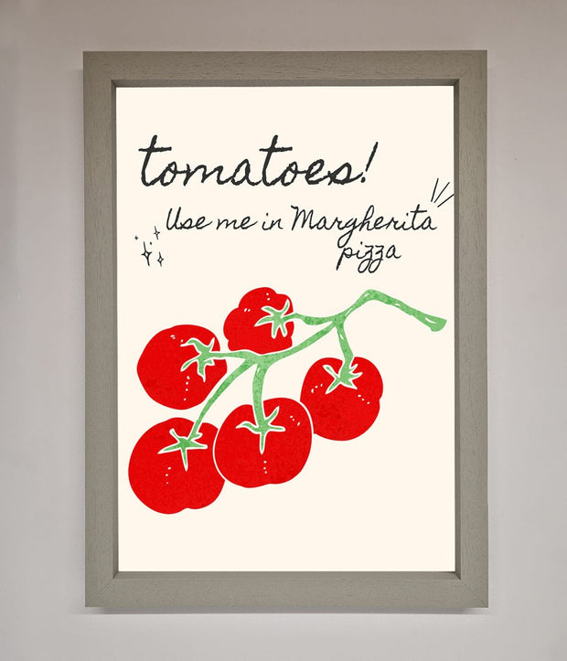 Tomatoes For Pizza Framed Poster-3
