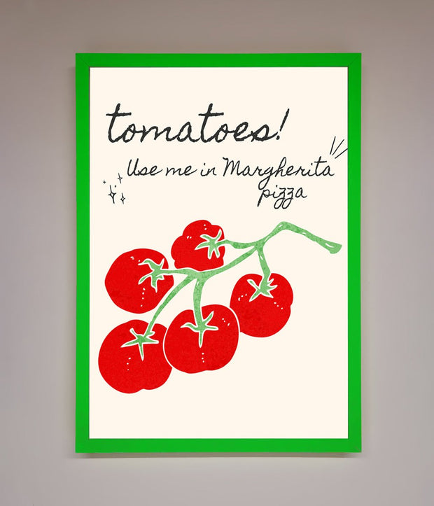 Tomatoes For Pizza Framed Poster-12
