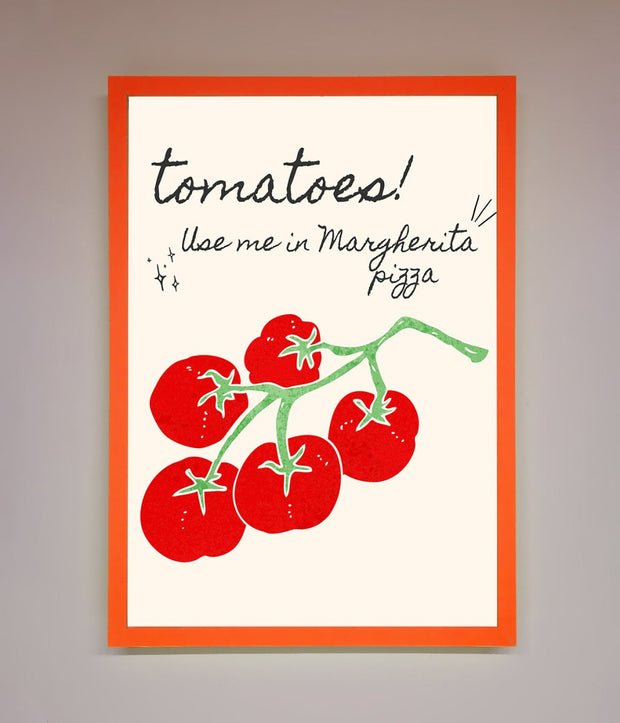 Tomatoes For Pizza Framed Poster-11