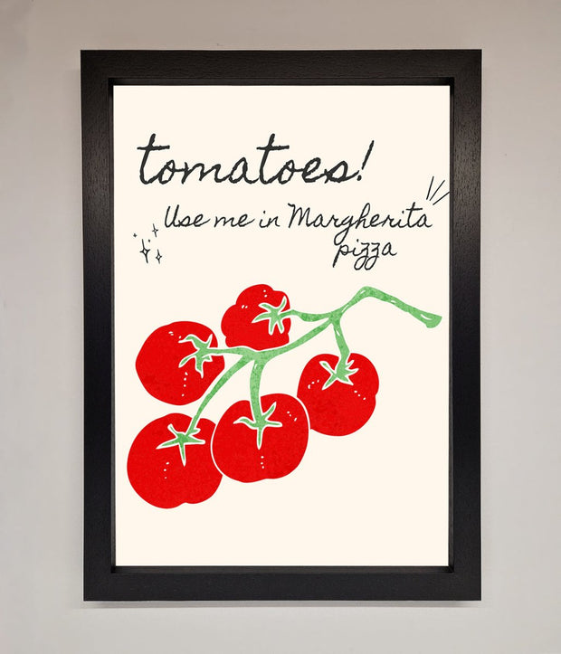 Tomatoes For Pizza Framed Poster-1