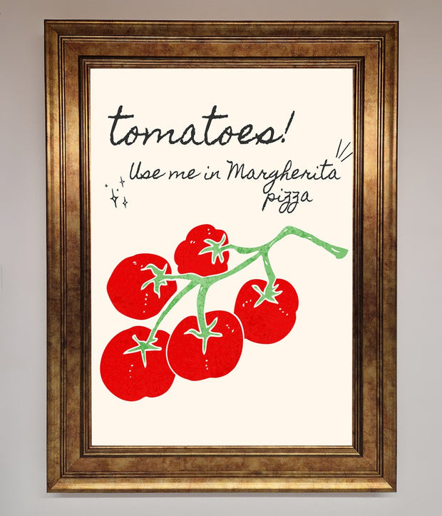 Tomatoes For Pizza Framed Poster-7
