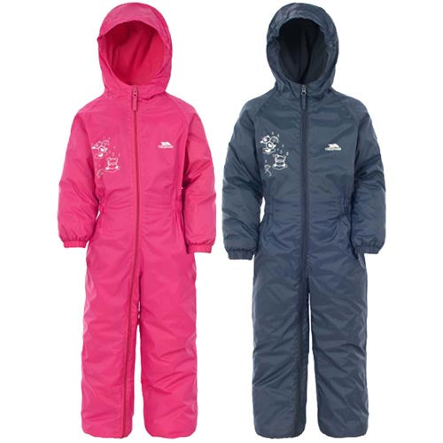 Kids Trespass Dripdrop Padded Waterproof All-In-One Suit-1