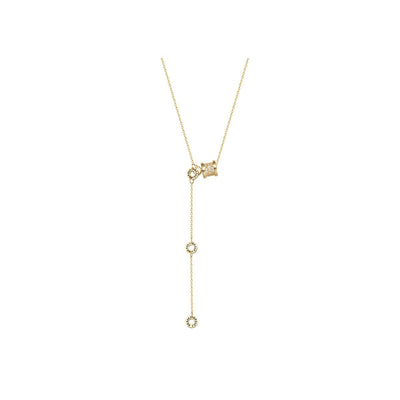Triple Beauty Gold Necklace