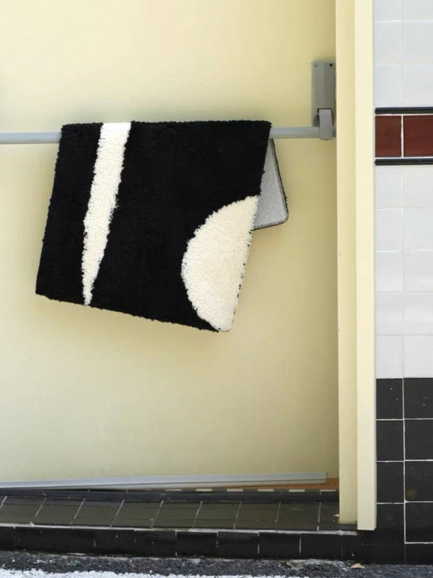 Ultra Soft Contemporary Abstract Bath Rug, Absorbent, Anti-slippery Mat-4