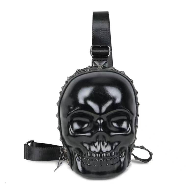 3D Backpack Unisex Skull Kreepsville Waist Chest Sling Bag-0