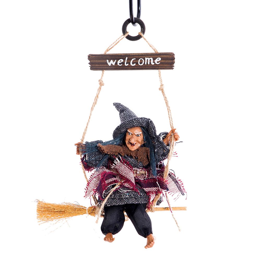 Halloween Witch Hanging Doll Pendant Ghost Flying Witch Horror Scary Decoration Halloween Home Decoration DIY Party Ornaments