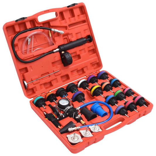 vidaXL 28 Piece Radiator Pressure Tester Kit