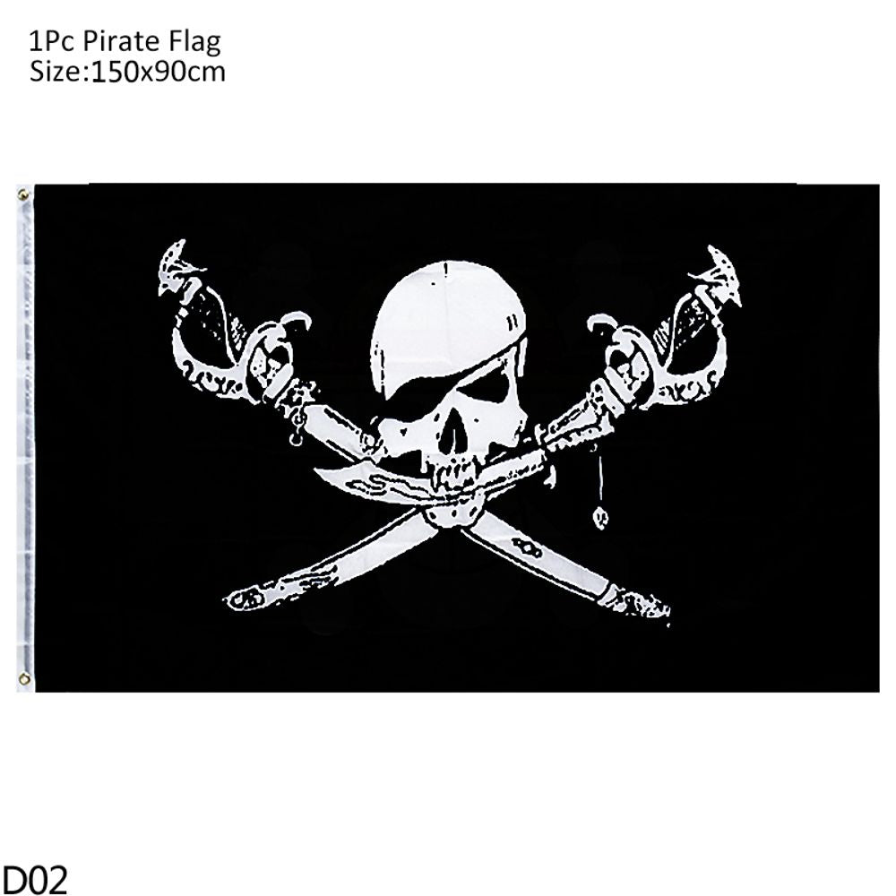 Pirate Captain Cosplay Costume Props Set Pirate Hat Hook Hand Flag Compass Telescope Eye Patch Halloween Theme Party Decorations