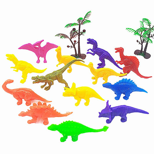 20/50/100Pcs 13 Styles Mini Colorful Dinosaur Toys For Kids Birthday Party Favor Piñata Filler Carnival Party Rewards Gift Pack