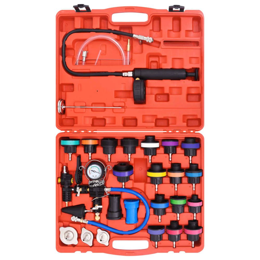 vidaXL 28 Piece Radiator Pressure Tester Kit