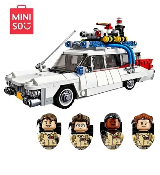 In Stock MOC Compatible 21108 Ecto-1 Movie Car Building Blocks DIY Toys Assembly Model For Kids Boys Girls Gifts