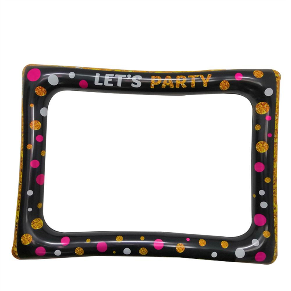 Inflatable Photo Frame PVC Birthday Party Supplies Modern Simplicity Convenient Practical Handheld Selfie Photo Prop