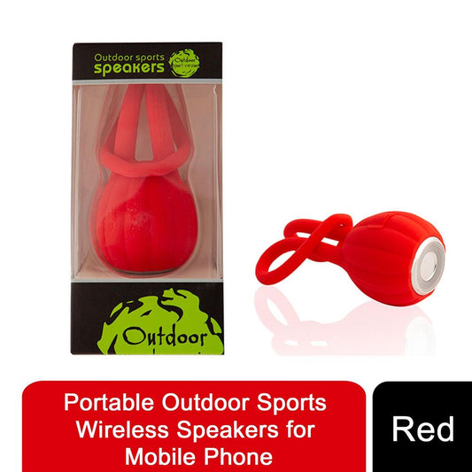 Portable Outdoor Sports Wireless Speakers for Mobile Phone[Red]