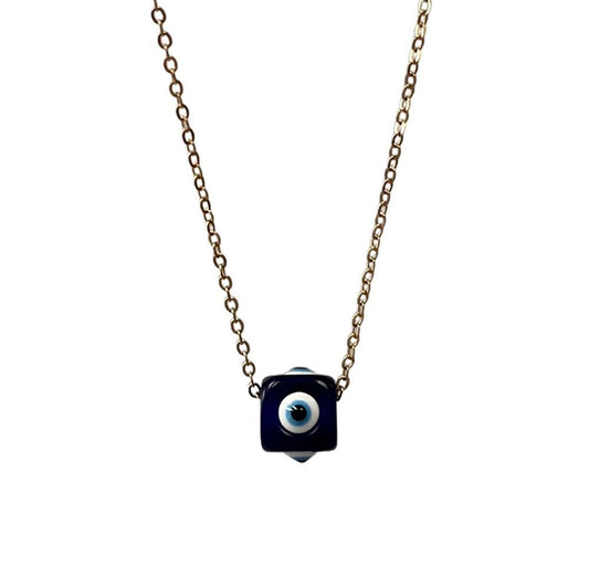 Evil Eye Pendant, Cube