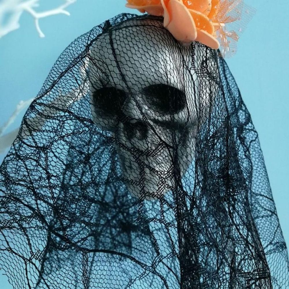 Halloween Skull Hanging Ornaments Foam Skull Bride Clothes Bone Head Scene Layout Props Home Decorations Festival Party Supplies