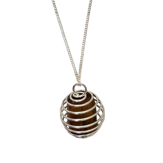 Spiral Tumbled Pendant