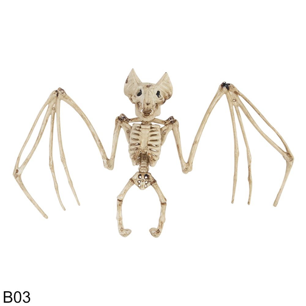 Bat Mouse Scorpion Skeleton Bones Halloween Animal Horror Frightening Ornaments Hallowmas Creepy Props Party Decor Kids Gift