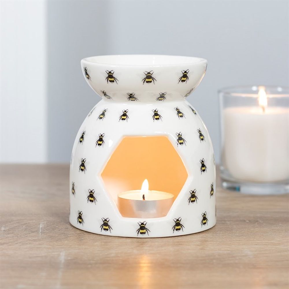 All Over Bee Print Oil Burner-2