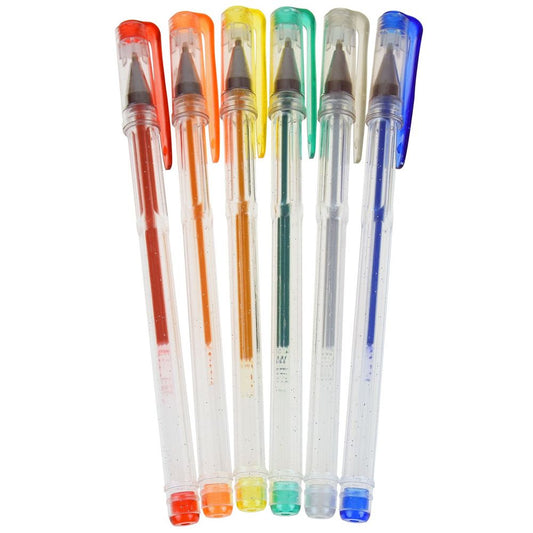 3 Sets 6Pk Glitter Gel Pens Kids School Stationary  B00P0ZRFRG STA1467