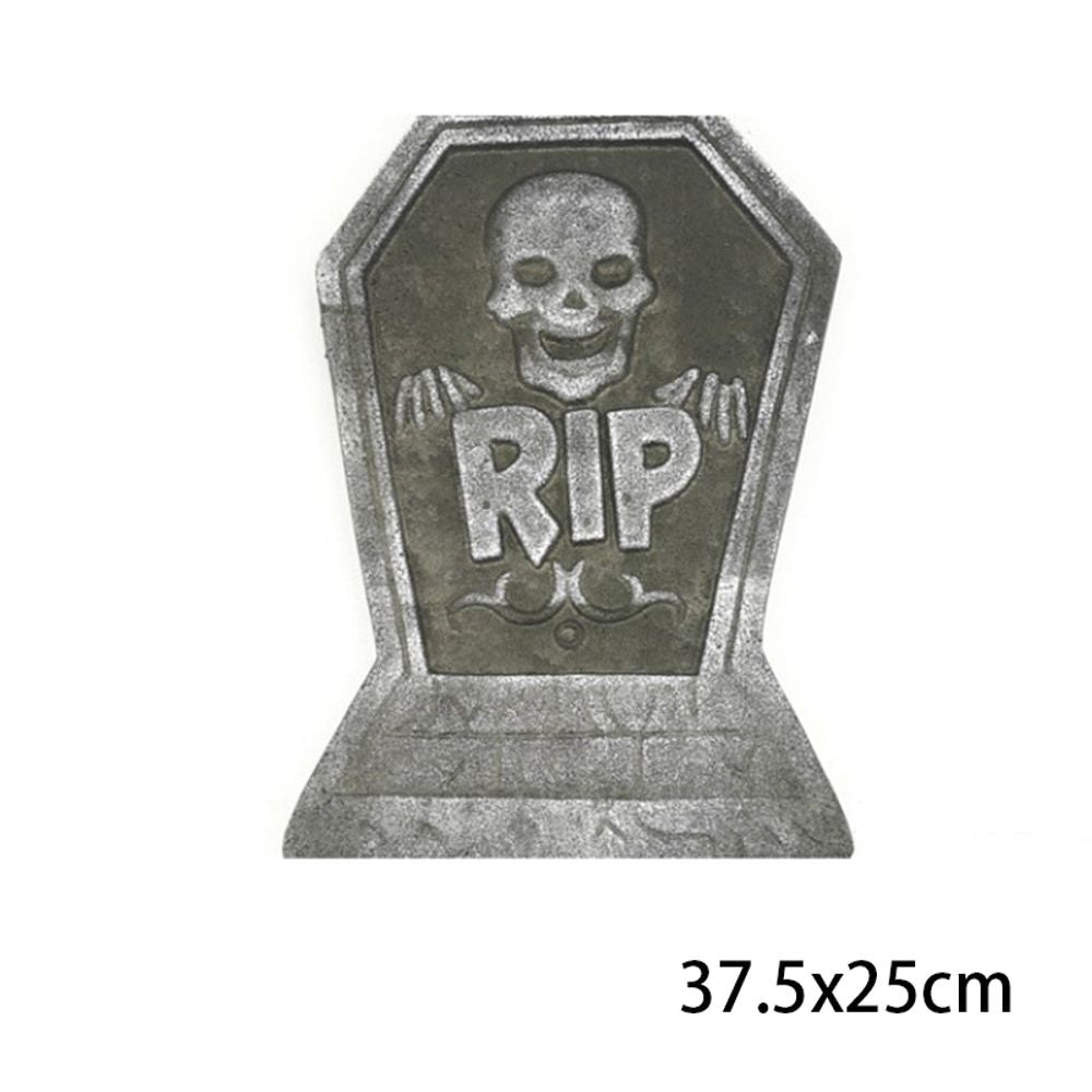 1pc Foam Skeleton Halloween Decorations for Home Grave Bat Party Supplies Halloween Accessories Horror House Props Rip Tombstone