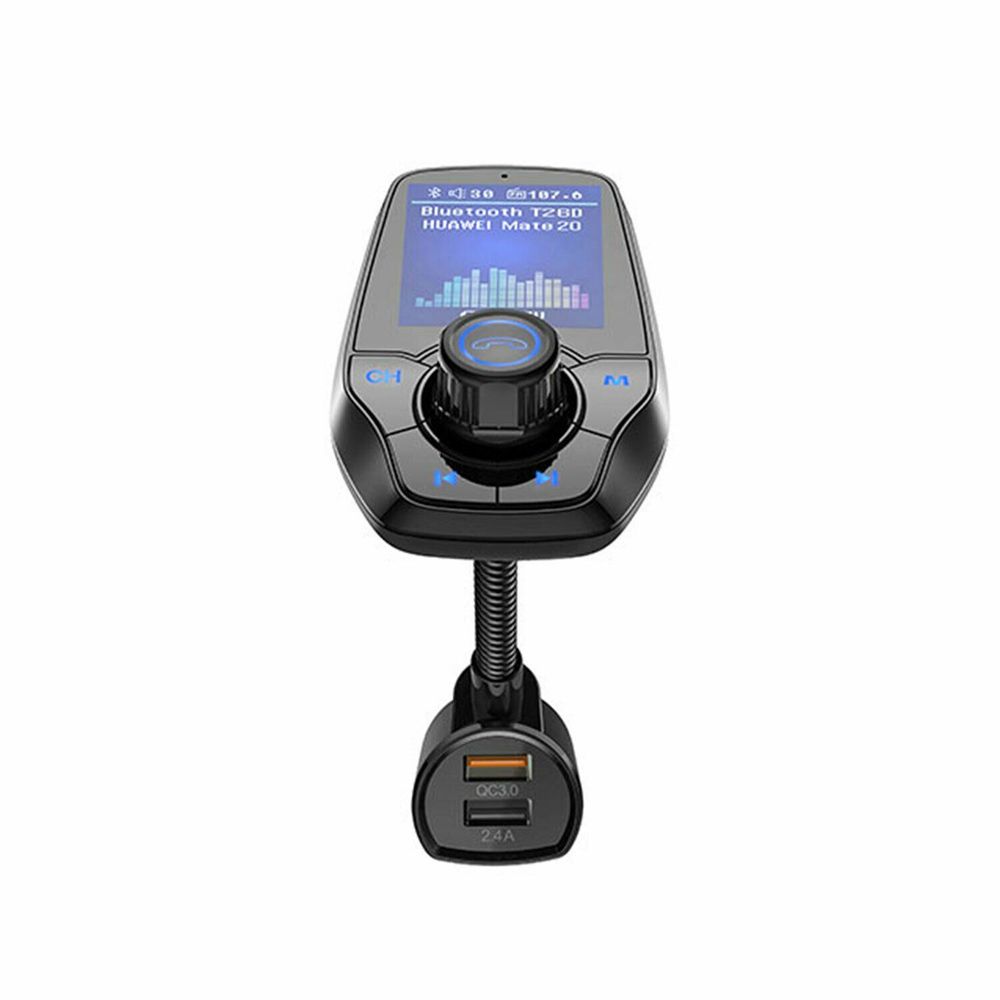 Aquarius Wireless Multifunctional Bluetooth Car FM Transmitter with Dual USB Port