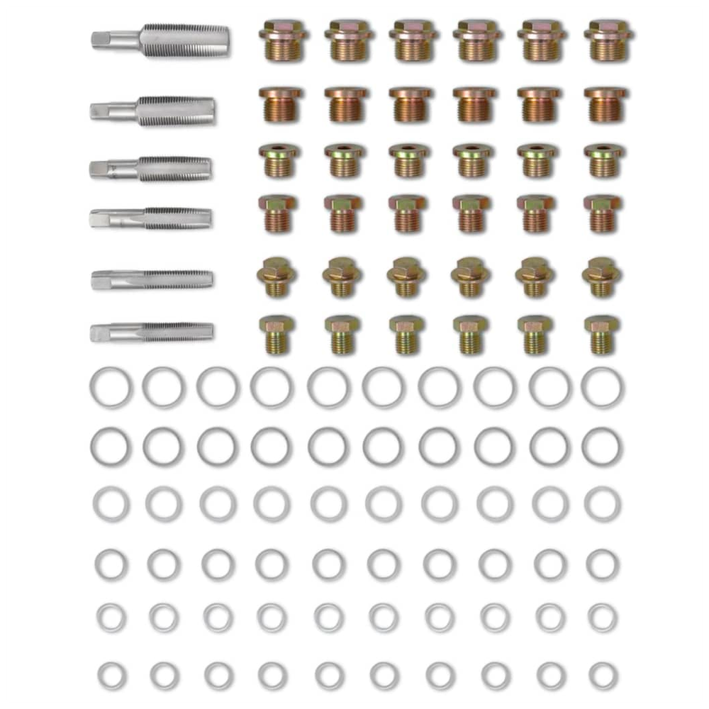 vidaXL Oil Drain Plug Thread Repair Kit