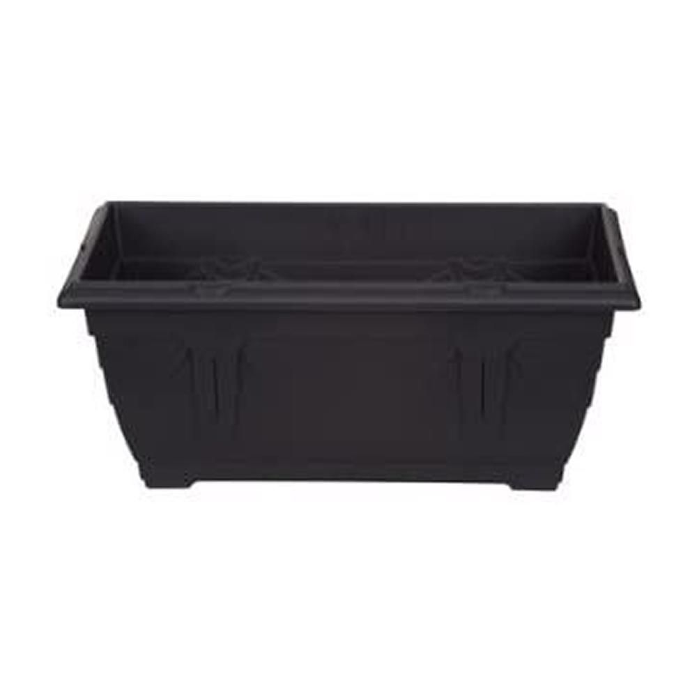 WF 40cm Venetian Window Box - Black