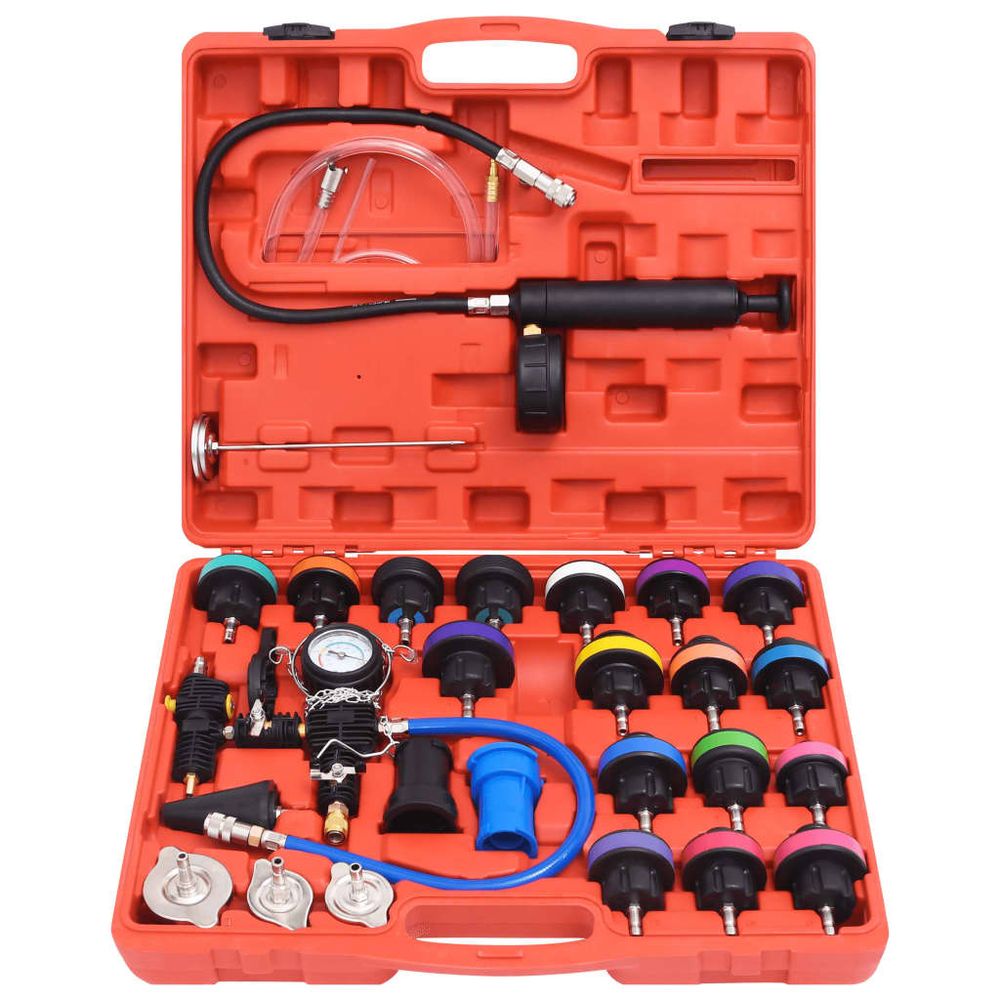 vidaXL 28 Piece Radiator Pressure Tester Kit