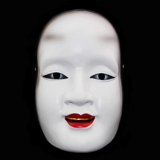 Halloween resin classic mask Japanese drama mask can perform Magojiro's ghost-like party dress