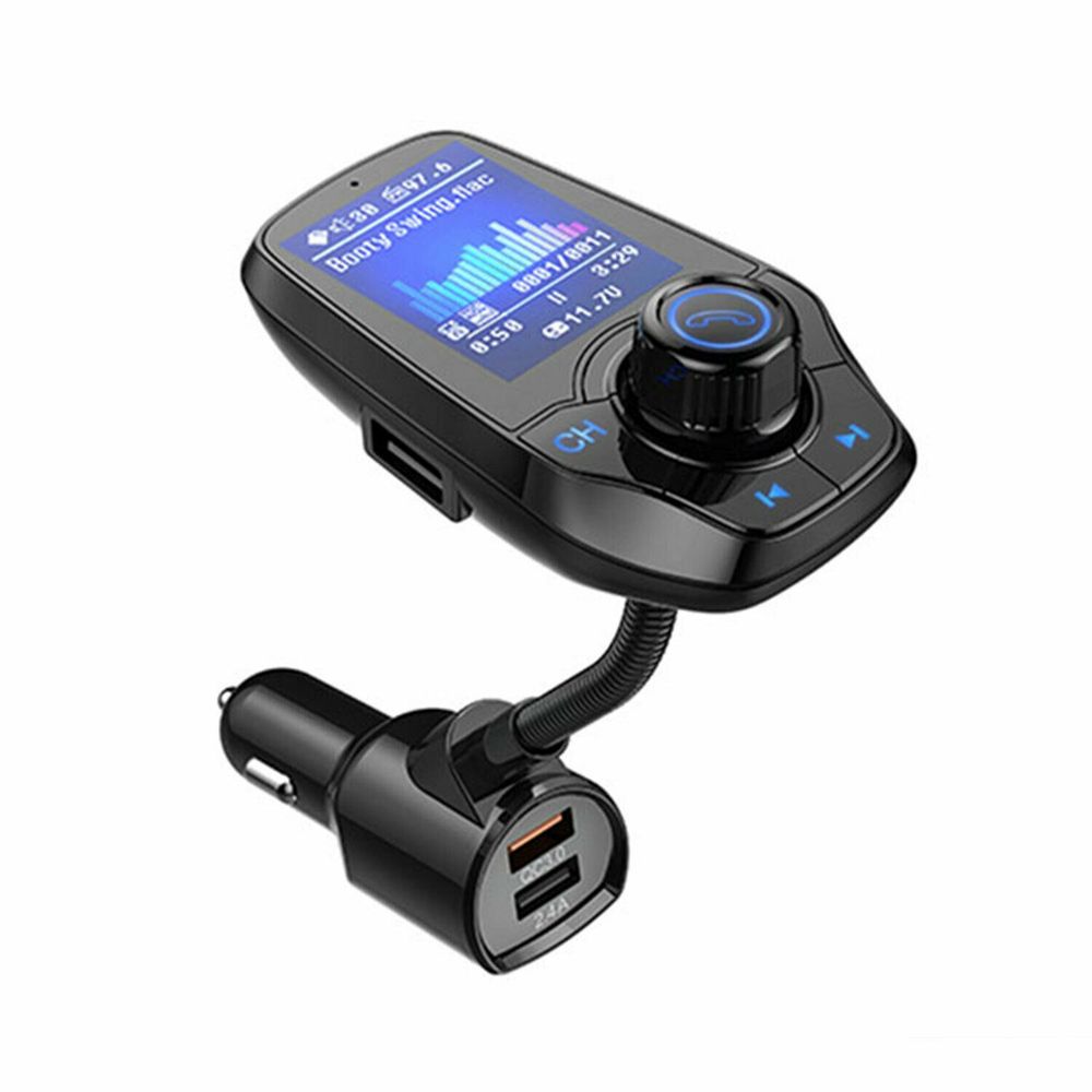 Aquarius Wireless Multifunctional Bluetooth Car FM Transmitter with Dual USB Port