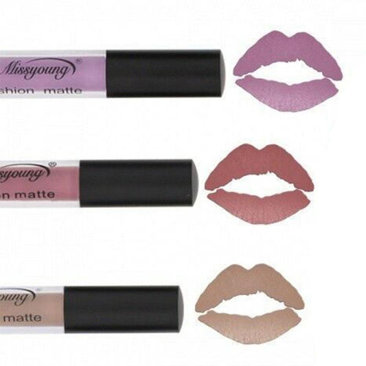 Nude Waterproof Durable Liquid Lipsticks Beauty Lip Gloss Impressive Matte