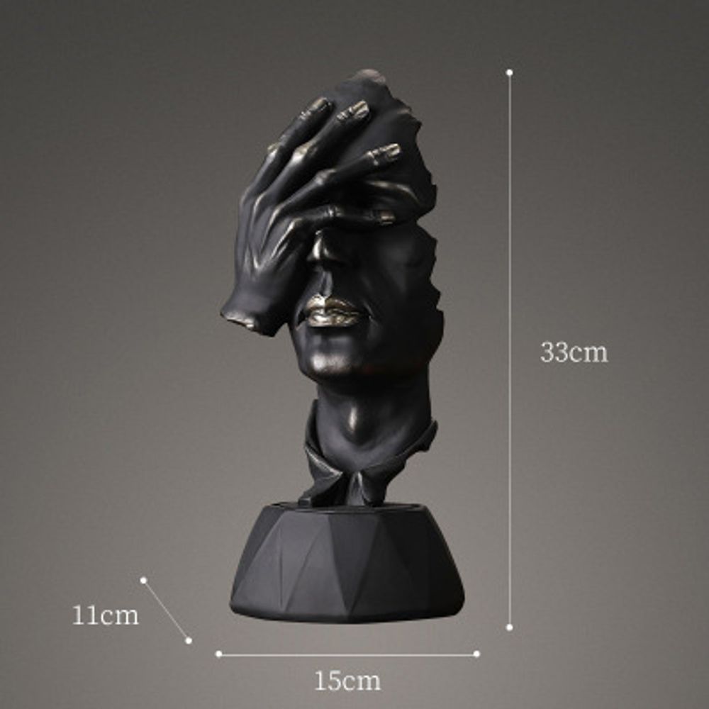 High Quality Resin Thinker Sculpture Miniature Model Figurines Art Crafts Ornaments Home Decoration Accessories Gift European