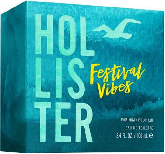 Hollister Festival Vibes For Him  Eau De Toilette Spray 100ml