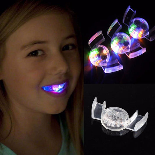 Flashing Mouth Guard Piece for Kids, Flashing Flash Brace, Festive Party Favor Supplies,  Funny LED Light, Children Toys