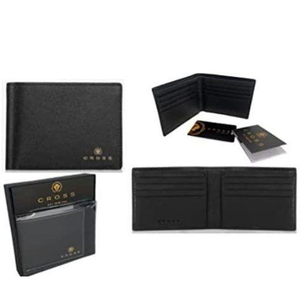 Cross Luxury Houston Slim Leather Wallet - Black