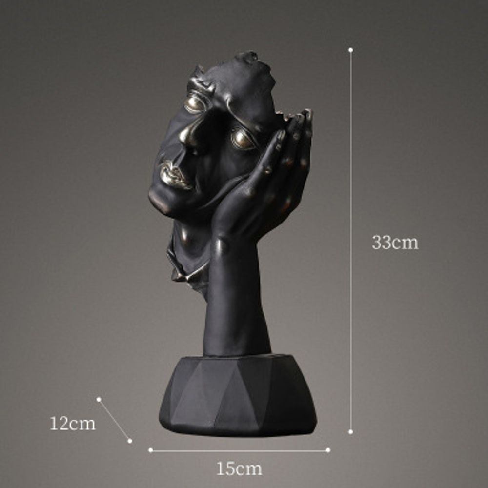 High Quality Resin Thinker Sculpture Miniature Model Figurines Art Crafts Ornaments Home Decoration Accessories Gift European