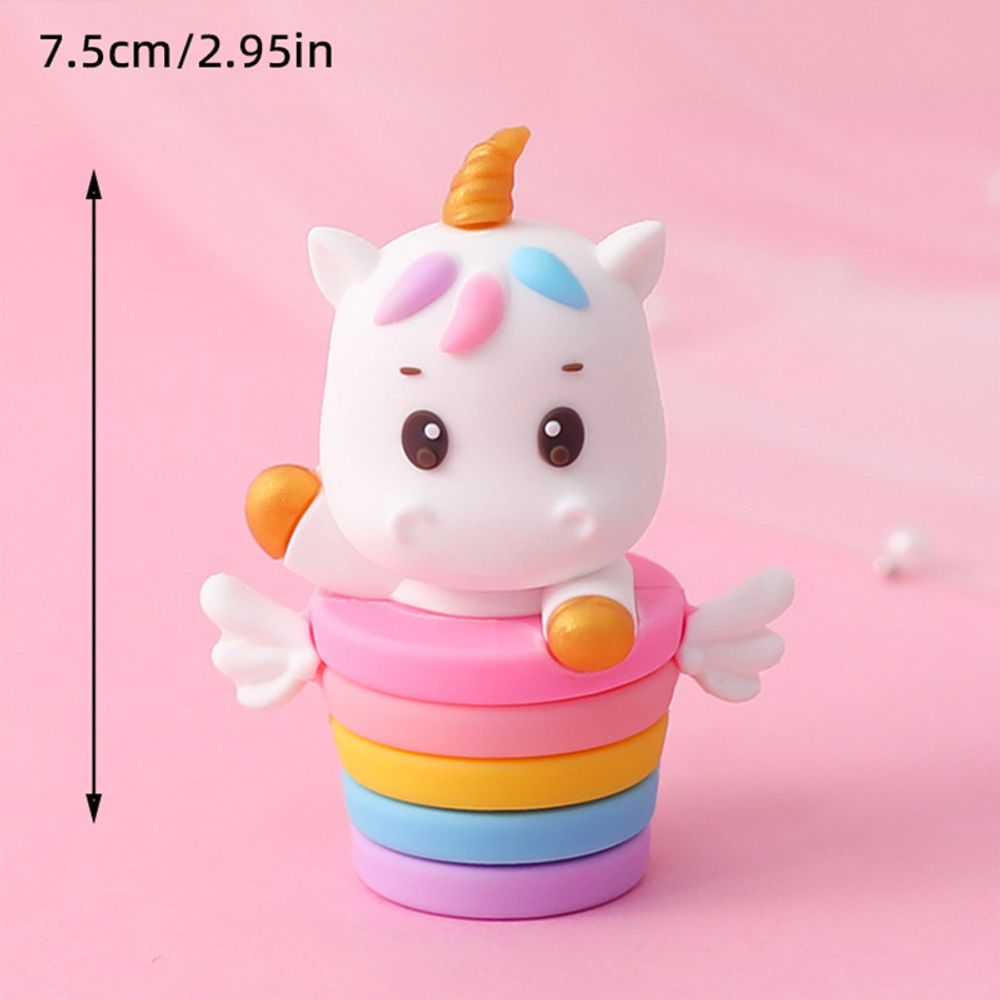 Unicorn Theme Cake Topper Happy Birthday Rainbow Stars Girl Birthday Baby Shower Party  Cake Decoration for Girl's 16th Birthday