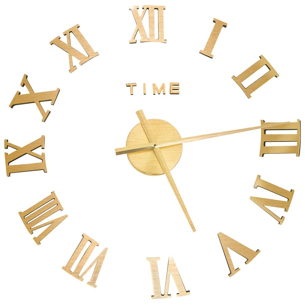 3D Floating Wall Clock Modern Design 100 cm XXL