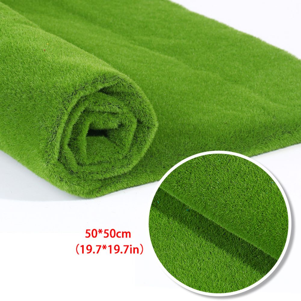 Artificial Turf Moss Grassland Fake Grass Lawn Carpet Artificial Turf Outdoor Grass Mat Moss Carpet Garden Landscape Decorations