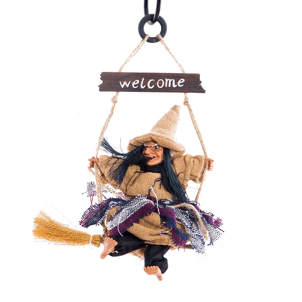 Halloween Witch Hanging Doll Pendant Ghost Flying Witch Horror Scary Decoration Halloween Home Decoration DIY Party Ornaments