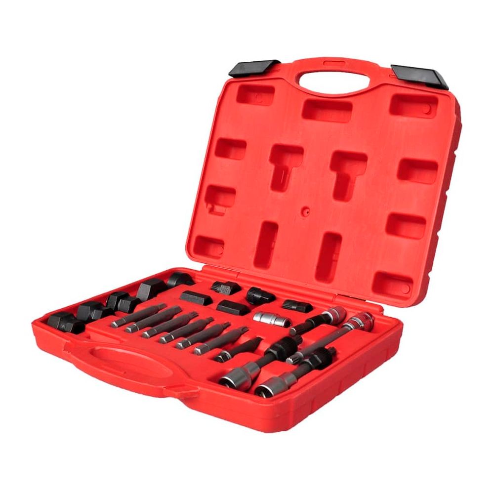 vidaXL 22 pcs Alternator Freewheel Removal Set