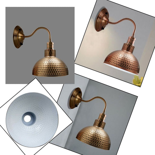 Vintage Retro Industrial Wall Light Shade Metal Lampshade Sconce Wall Lights UK