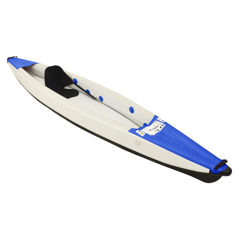 Inflatable Kayak Blue 375x72x31 cm Polyester