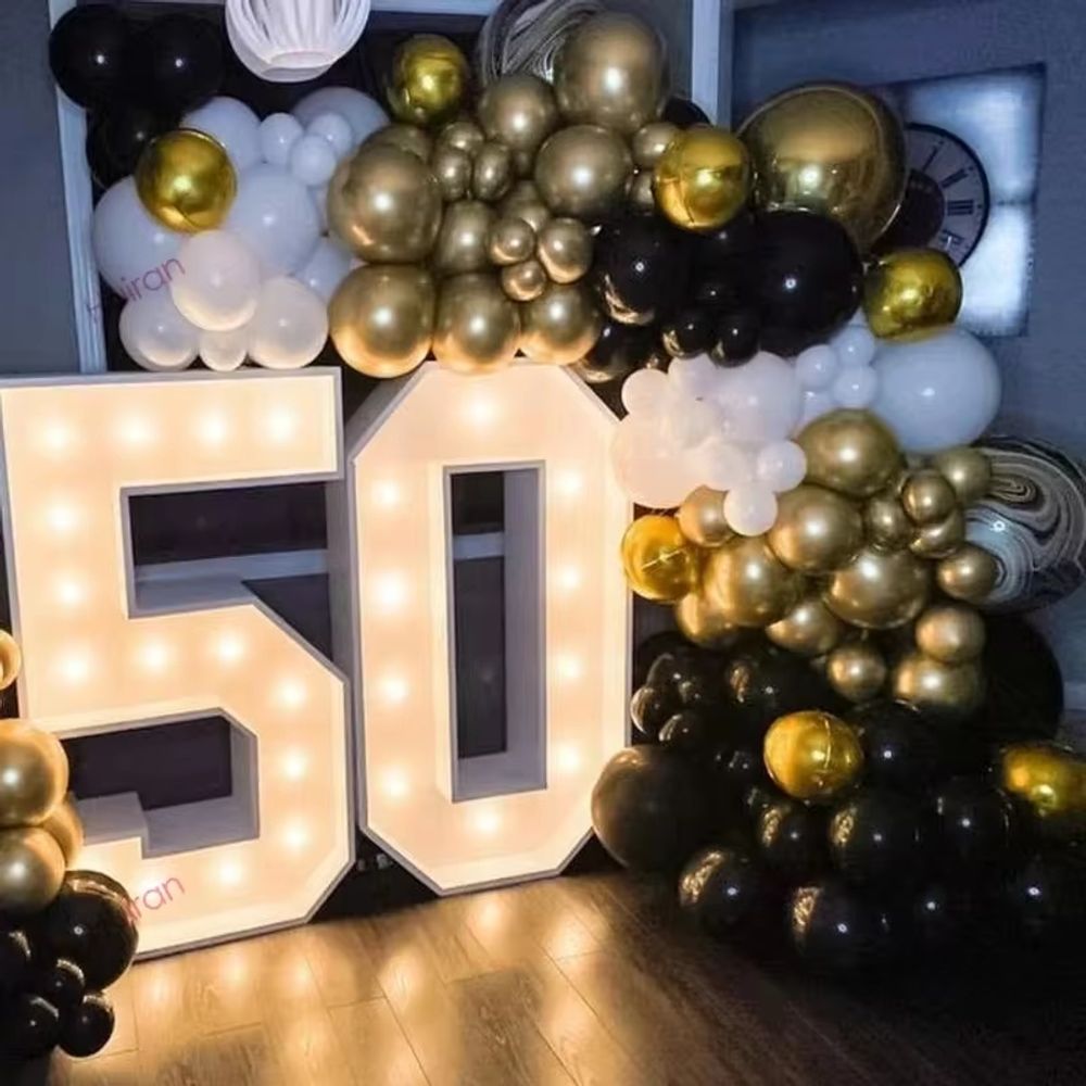 91.5cm Giant Birthday Figure LED Number 1st Birthday Anniversary Wedding Baby Shower 18 20 30 40 Bithday Figure Light Decor