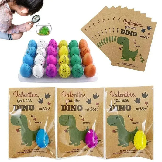 2024 New Year Gift Hatching Growing Dinosaur Egg Treat Kids Birthday Party Favor Baby Shower Guest Gift Pinata Educational Toys