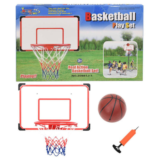 Five Piece Wall Mounted Basketball Backboard Set