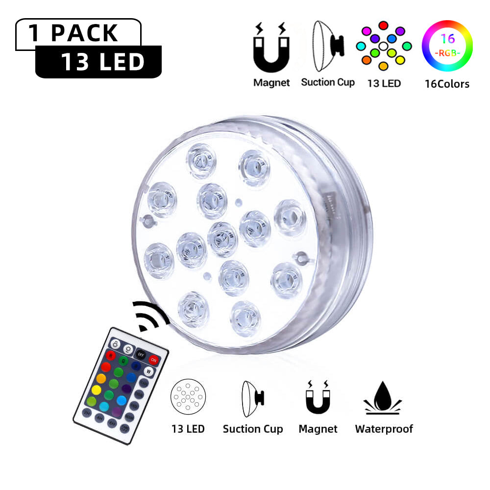 28 Key IR Remote Control Submersible LED Lights-5